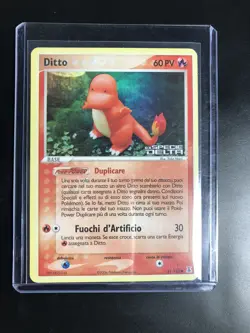 Ditto Charmander Ex Specie Delta 61/113 Pokemon card Stamped Logo No Charizard - Image 1