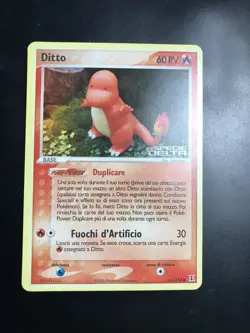 Ditto Charmander Ex Specie Delta 61/113 Pokemon card Stamped Logo No Charizard - Image 2