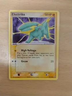 Pokemon Card: Electrike 59/107 - EX Deoxys - Common (LP) - Image 1