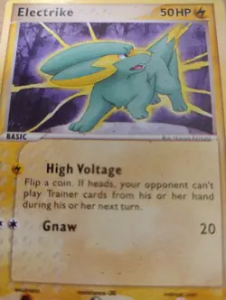 Pokemon Card: Electrike 59/107 - EX Deoxys - Common (LP) - Image 3