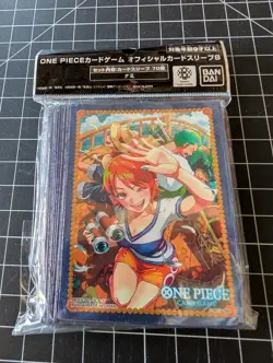 One Piece TCG - Nami Official Card Sleeves Vol.8 (70ct) Bandai Orig. NEW/SEALED - Image 1