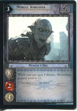 Lord Of The Rings CCG Card SoG 8.C74 Morgul Ambusher - Image 1