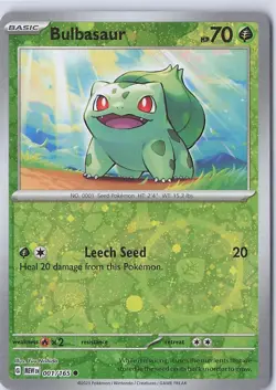 Bulbasaur - (Reverse Cosmos Holo) (Costco Exclusive) Common Miscellaneous Cards - Image 1