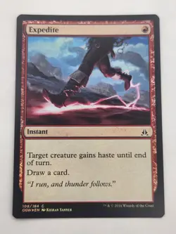 Foil Expedite Oath of the Gatewatch MTG Magic the Gathering Card NM Near Mint - Image 1
