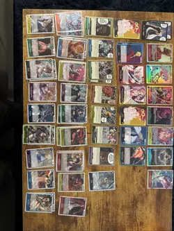 One Piece Lot Of Rare, Super Rare, Holo Don, And Leader Cards (OP12) - Image 1