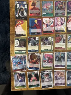 One Piece Lot Of Rare, Super Rare, Holo Don, And Leader Cards (OP12) - Image 2