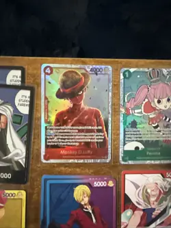 One Piece Lot Of Rare, Super Rare, Holo Don, And Leader Cards (OP12) - Image 5