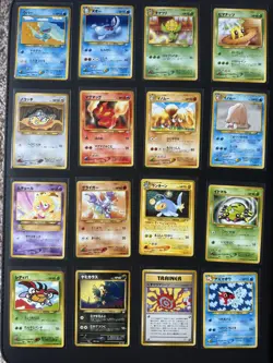 CUSTOM RESERVED Lot of 16 Japanese Vintage Pokemon Cards - NM - Image 1