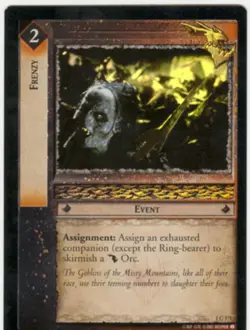Lord Of The Rings CCG FotR Foil Card 1.C171 Frenzy - Image 1