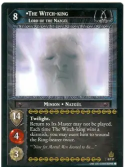 Lord Of The Rings CCG TCG Promo Card 0P37 The Witch King Lord Of The Nazgul - Image 1