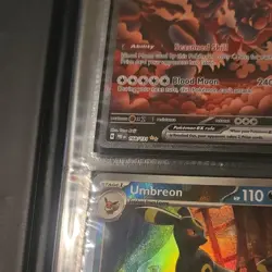 Pokemon Ursaluna ex & Umbreon Holo Ability Card Lot PRE EN English TCG - Image 1