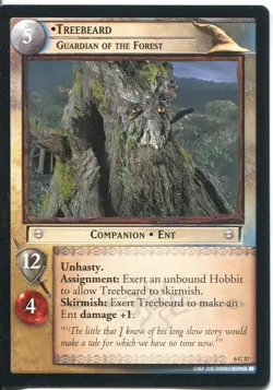 Lord Of The Rings CCG Card EoF 6.C37 Treebeard, Guardian Of The Forest - Image 1