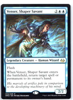 #55 Venser, Shaper Savant Modern Masters 2017 Rare - Image 1