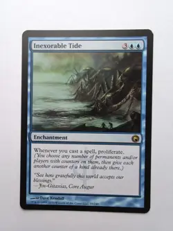 MTG Inexorable Tide (SOM) Scars of Mirrodin Regular Rare 35/249 - Image 1