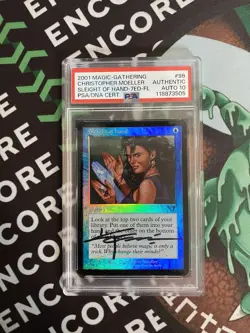 Pop 1 Magic the Gathering Sleight of Hand FOIL Common 7th Edition Chris Moeller - Image 1