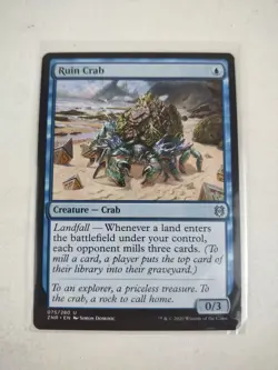 Ruin Crab - Zendikar Rising ZNR Magic the Gathering MTG - NM+ - Image 1