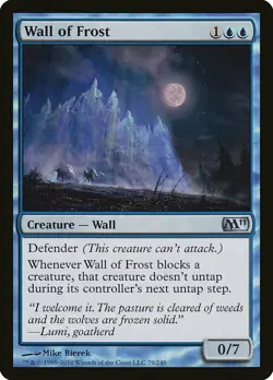 Wall of Frost Magic 2011 Mtg Magic English Played - Image 1