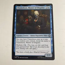 CHAMELEON, MASTER OF DISGUISE x1 mtg NM-M Marvel's Spider-Man 1 Unc - Image 1