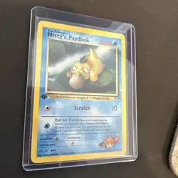 Misty’s Psyduck 1st Edition Gym Heroes 54/132 WOTC Vintage Pokemon - Image 2
