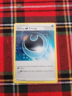 Pokemon | HIDING ENERGY 175/189 | Darkness Ablaze | Non Holo NM - Image 1