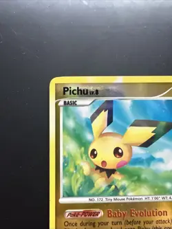 Pichu 45/100 Stormfront Reverse Holo Pokemon Diamond And Pearl MP - Image 4