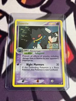 Pokemon TCG Banette EX Crystal Guardians 1/100 Holo Stamped - Image 1