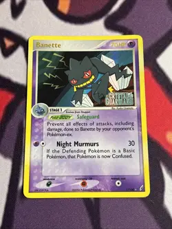 Pokemon TCG Banette EX Crystal Guardians 1/100 Holo Stamped - Image 2