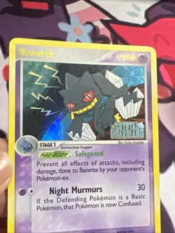 Pokemon TCG Banette EX Crystal Guardians 1/100 Holo Stamped - Image 4