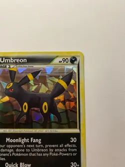 Umbreon 10/90 HGSS Undaunted Cracked Ice Holo Rare Promo Pokemon LP - Image 4