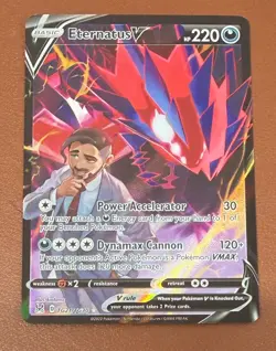 Pokemon Eternatus V Tg21/Tg30 Lost Origin Trainer Gallery Holo NM/M Pack Fresh - Image 1
