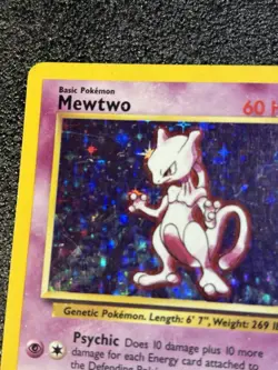 Mewtwo 10/102 Pokemon TCG 1999 Base Set Holo Unlimited Rare - Image 4