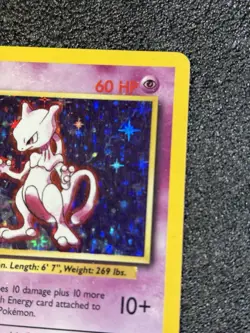 Mewtwo 10/102 Pokemon TCG 1999 Base Set Holo Unlimited Rare - Image 5