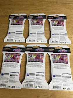 6 Pokemon TCG: Sword & Shield-Fusion Strike Sleeved Booster Pack Lot (6 Packs) - Image 2