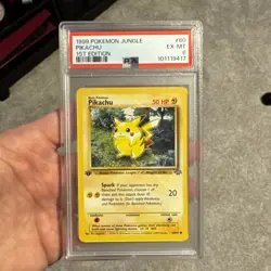 1999 Pokemon Jungle 1ST Edition #60 PIKACHU ⚡FREE SHIPPING ⚡ PSA 6 - Image 1