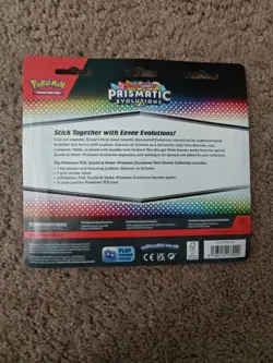 Pokemon Prismatic Evolutions Sylveon Tech Sticker Collection Sealed - Image 2