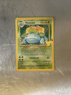 Pokemon TCG Venusaur Celebrations: Classic Collection 15/102 Holo Holo Rare - Image 1