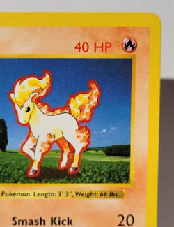 Ponyta 60/102 1st Edition Shadowless - Pokemon Base Set Vintage - NM - Image 3