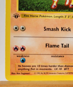 Ponyta 60/102 1st Edition Shadowless - Pokemon Base Set Vintage - NM - Image 5