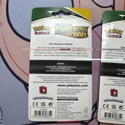 Pokemon TCG Evolving Skies Premium Checklane Blister Pack Emboar & Luxray SEALED - Image 5