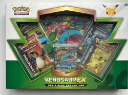 Pokemon TCG Venusaur EX Box 20th Anniversary Red & Blue Collection Generations - Image 1