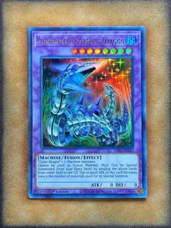 Yugioh Chimeratech Fortress Dragon GFP2-EN123 Ultra Rare 1st Ed NM - Image 1