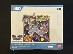Dragon Ball Super Card Game Sealed Fusion World Manga Booster #2 Booster Box - Image 1
