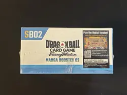 Dragon Ball Super Card Game Sealed Fusion World Manga Booster #2 Booster Box - Image 3