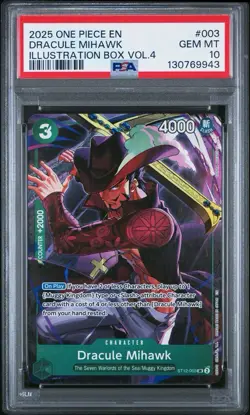 Dracule Mihawk (Illustration Box Vol.4) ST12-003 One Piece Promotion Cards Foil - Image 1