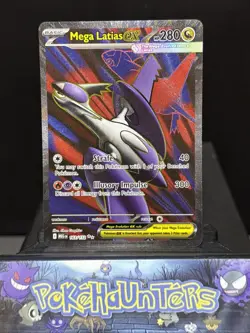 Pokemon Card Mega Latias EX 163/132 Ultra Rare Mega Evolution Base Set NM - Image 1