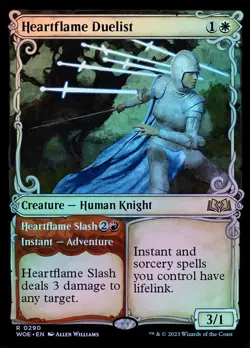 Heartflame Duelist // Heartflame Slash (Showcase) - Foil - MTG Cards Shop - Image 1
