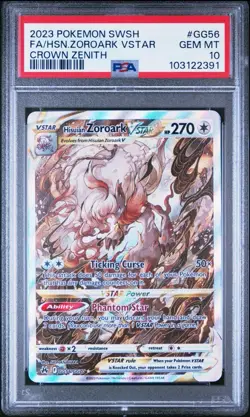 ZOROARK VSTAR GG56/GG70 | PSA 10 | Crown Zentih Full Art Graded Pokemon Card - Image 1