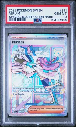 MIRIAM 251/198 | PSA 10 | Scarlet & Violet Graded Pokemon Card - Image 1