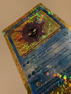 Cloyster HOLO Prism Fossil Vending Golden Sticker Rare Pokemon Card Vintage 90's - Image 3