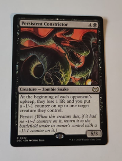 MtG Persistent Constrictor (DSC-0022) Rare English MINT - Image 1